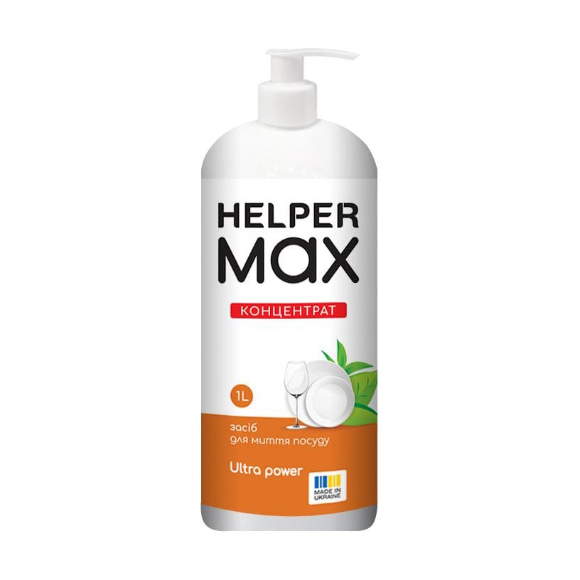 Засіб для миття посуду Helper Max Ultra Power, 1 л